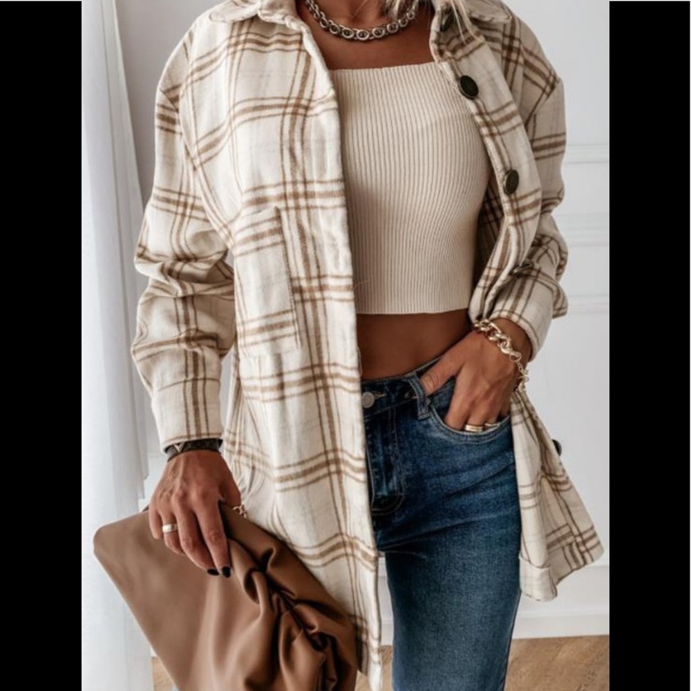 Plaid shacket